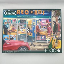 Falcon 1000 Piece Jigsaw Puzzle The Record Shop Complete