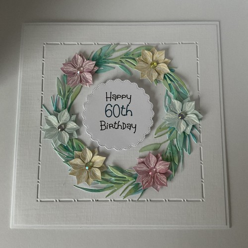 Handmade luxury birthday card - handmade,