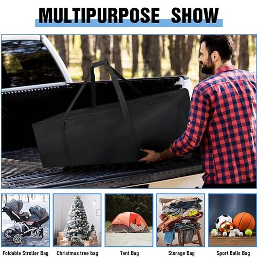 Canvas camping storage bag - canvas,