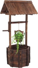 Wooden Planter, Wishing Well