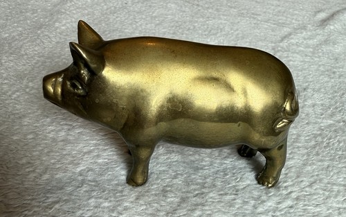 Vtg solid small - small, brass