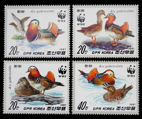 Wwf 1987 birds mandarin - 1987,