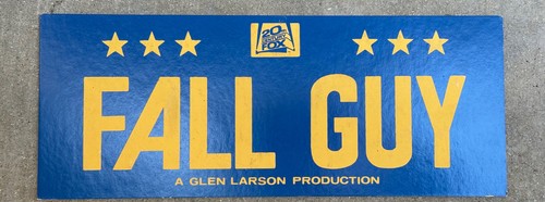 The fall guy car placard - fall,