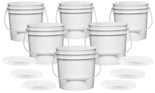1 Gallon Bucket pail with Lids