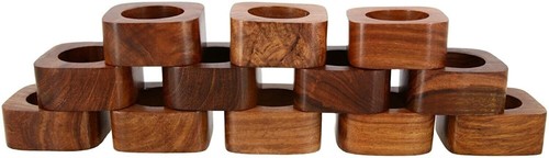 Wooden decorative napkin - wooden,