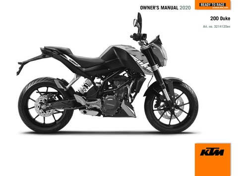 Ktm owners manual book guide - ktm,