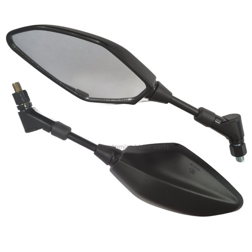 Motorcycle rear view mirrors - view,