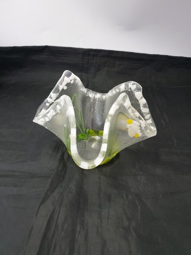 Art frost glass handkerchief - art,