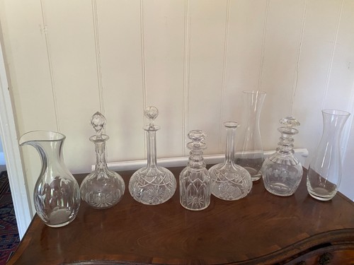 Wine soft drink decanters - or,