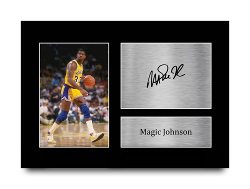 Magic johnson signed lakers - magic,