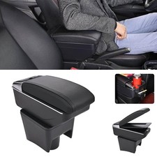 For VW Mk5 Polo 6R 2010 2011-2017 Dual Layer Armrest Car Central Storage Box UK