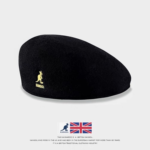 Kangol 504 wool flat cap - wool,