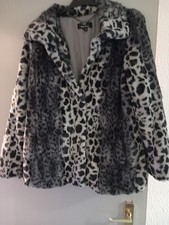 Dennis Basso Faux Fur Leopard