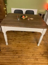 antique farmhouse kitchen table