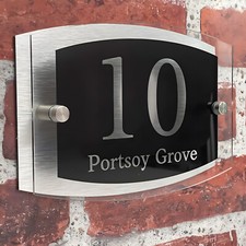 House number plaques - house,