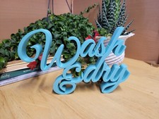 Wash & Dry Standing Sign |