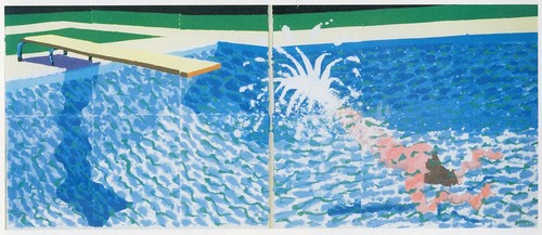 Large diver paper pool - paper, #27