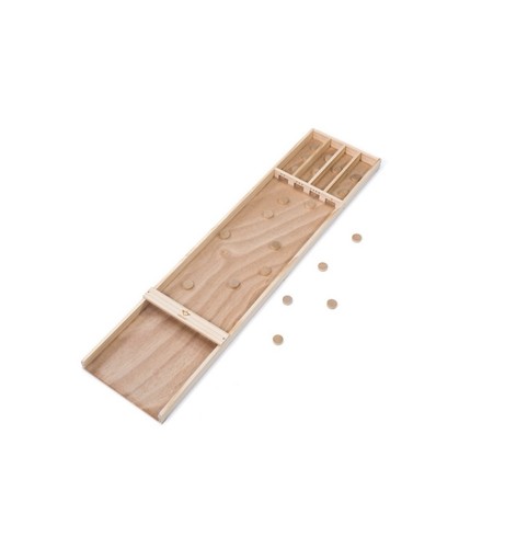 Wooden shuffleboard table - shuffleboard, game