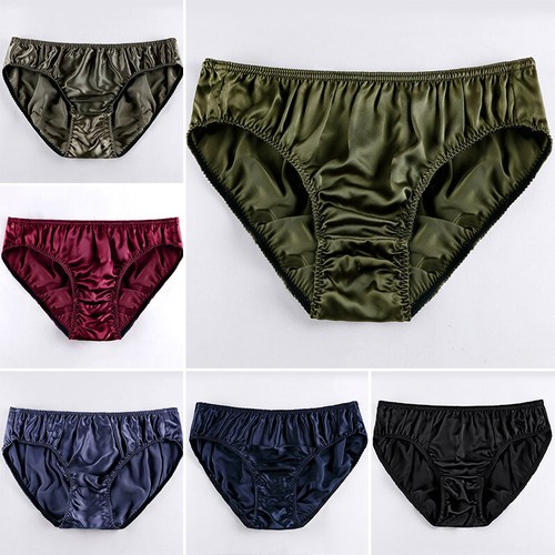 Men satin silk briefs lingerie - satin,