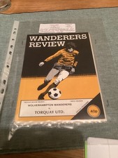 1985/6 Wolves v Torquay. Freight rover trophy. Wolves lowest ever attendance
