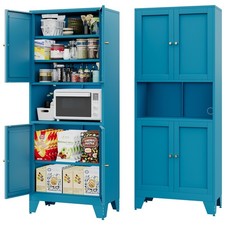 69''H Microwave Storage