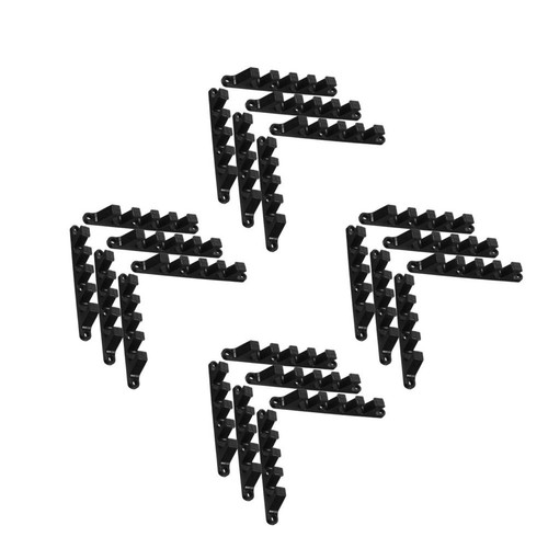 Black plastic chair adjustment - black,