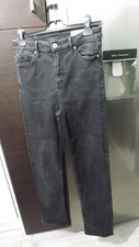 ladies m&s black the sophia straight jeans,size 10 regular,everyday  wear