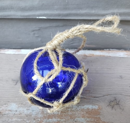 Glass fishing floats jute - glass,