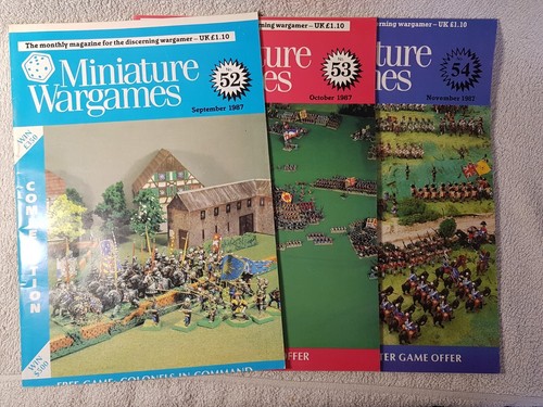Miniature wargames - 3x,
