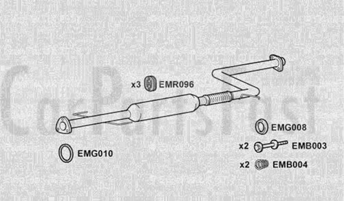 Exha3010 middle box honda - middle,