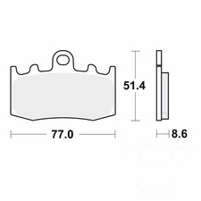 TRW Brake Pads Standard MCB748