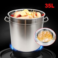 35L Stainless Steel Stock Pot