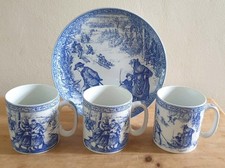 Spode Blue Room Collection Christmas Mug and Plate