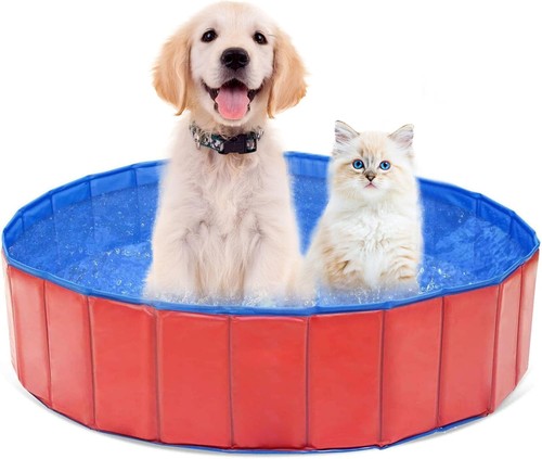 Foldable dog pool thickened - foldable,