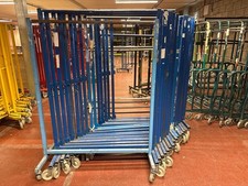 16 Industrial Retail Clothing Rail With Wheels 4ft. 350kg Carry Load Heavy Duty 