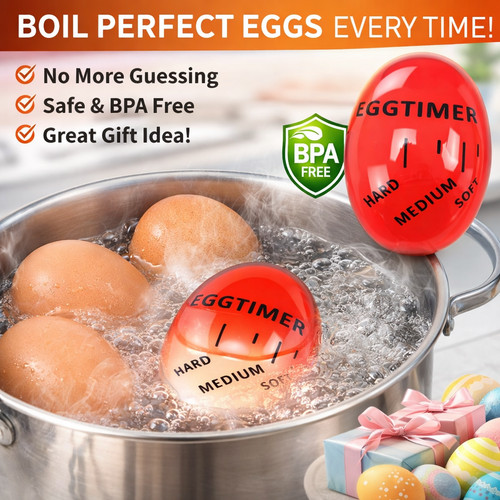 Egg timer for soft - medium, hard