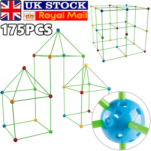 175pcs diy construction fort - 175pcs,