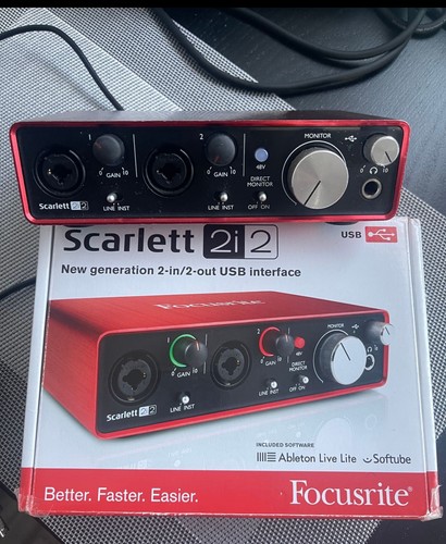 Focusrite scarlett 2i2 2nd gen - scarlett,
