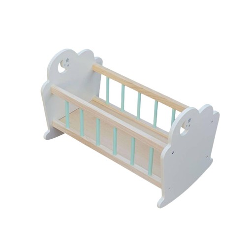 Doll cradle solid wood - doll,