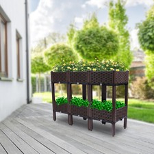 2 Tiers Elevated Raised Garden