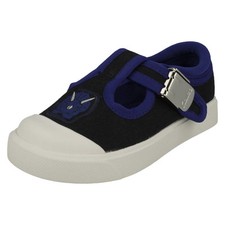 Boys Clarks Casual T-Bar Shoes