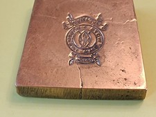 Double Sided Vintage Brass