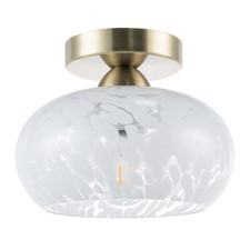 Antique brass ceiling light - antique,