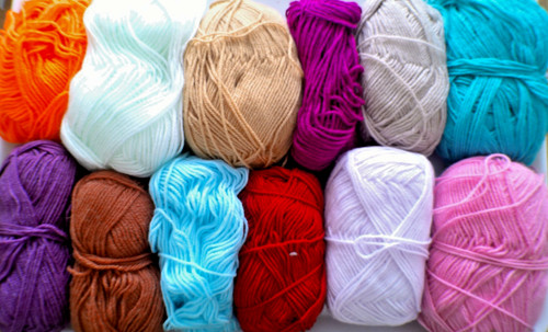 Job lot knitting yarn wool - job,