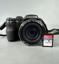 Fujifilm FinePix S3400 14.0MP Digital Bridge Camera With SD Card, Black - Tested