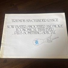 TRIUMPH 2500S 2000TC 2500TC SALES BROCHURE 1975-