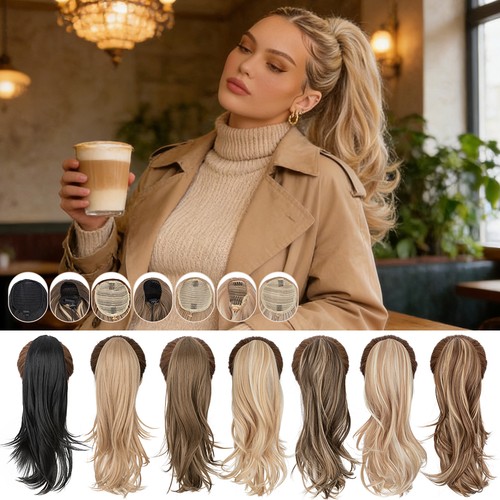 Drawstring ponytail extension - drawstring,