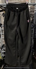 Women’s Black And Pink Missguided X Playboy Wide Leg Joggers Size S (8UK) BNWT
