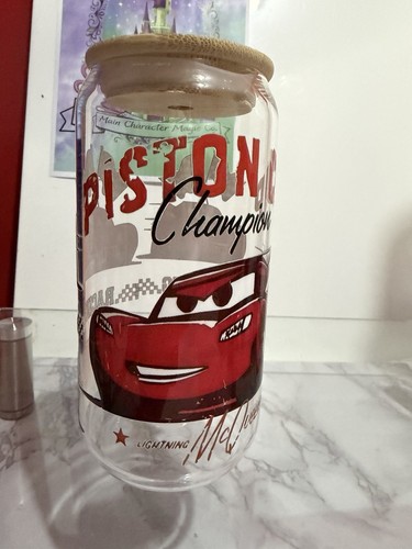 Lightning mcqueen 16oz - mcqueen, glass