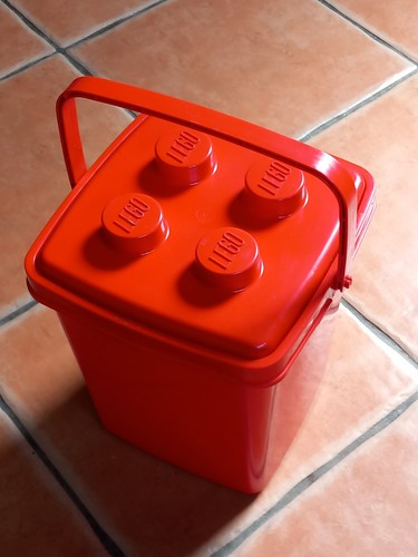 Lego vintage red - lego, storage